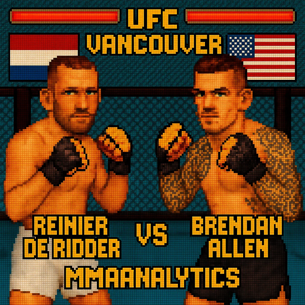 Reinier de Ridder vs Brendan Allen - UFC Vancouver